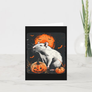 Hübsche Halloween-Kostüme mit dieser weißen Ratten Karte