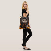 HÜBSCHE HALLOWEN BROWN TABBY KITTEN CAT TASCHE (Am Model)