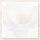 Hübsche Hand illustrierte Blume Glasuntersetzer (Rückseite)