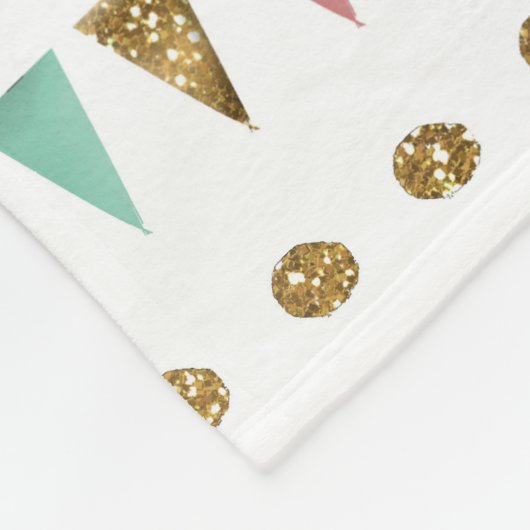 Hübsche Handfarbe Stamm Aztec geometrische Gestalt Fleecedecke (Ecke)