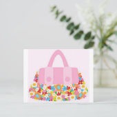 hübsche Handtasche Postkarte (Stehend Vorderseite)