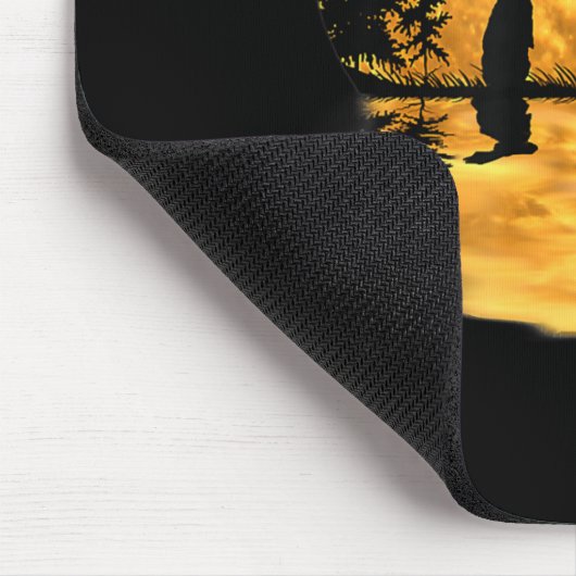 Hübsche Hasen Rabbits Moon Night Sky Mousepad (Ecke)