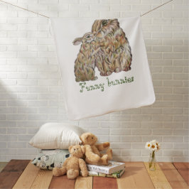 Hübsche Hasen. Zeichnend Stift Babydecke