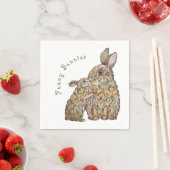 Hübsche Hasen. Zeichnend Stift Serviette (Beispiel)