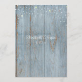 Hübsche Heiratsberatung, rustikales Holz, maßgesch Programm (Rückseite)