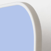 Hübsche, hellblaufüßige Boobies tanzen Cartoon Pickleball Schläger (Linke Seite)