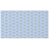 Hübsche, hellblaufüßige Boobies tanzen Cartoon Tischdecke (Vorderseite (Horizontal))