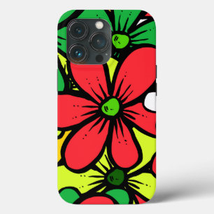 Hübsche Helle Gruppierung von Sommerferien-Blume Case-Mate iPhone Hülle