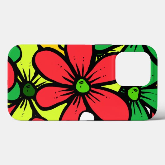 Hübsche Helle Gruppierung von Sommerferien-Blume Case-Mate iPhone Hülle (Rückseite (Horizontal))