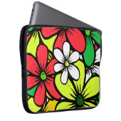 Hübsche Helle Gruppierung von Sommerferien-Blume Laptopschutzhülle (Vorne Rechts)