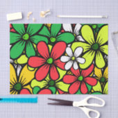 Hübsche Helle Gruppierung von Sommerferien-Blume Seidenpapier (Handwerk)