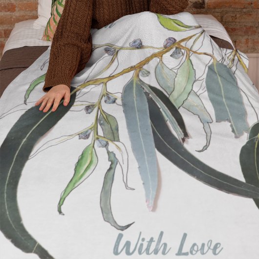 hübsche, hellgrüne Zahnfleischblütenfarbe mit Name Fleecedecke