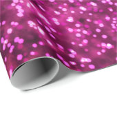 Hübsche, hellrosa Imitate Glitzer Design Geschenkpapier (Rolleneckpunkt)
