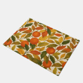 Hübsche Herbst-Herbstlaube Orange Tree Fußmatte (Schrägansicht)