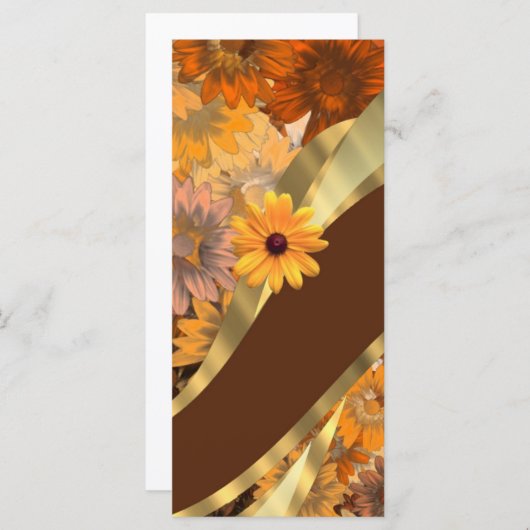 Hübsche Herbstblumenmuster (Vorne/Hinten)