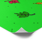 Hübsche Herbstlaube Herbst Baum Kunst, Dichtung un Poster (Ecke)