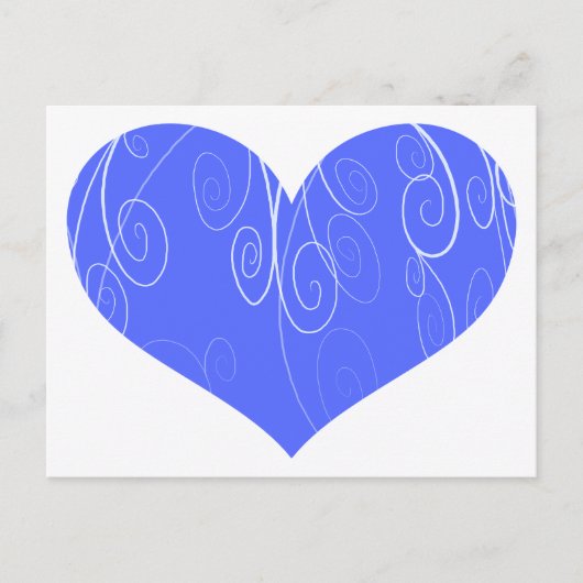 Hübsche Herzen Postkarte (Vorderseite)