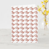 Hübsche Herzkarte Karte (Gelbe Blume)