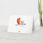 Hübsche heterosexuelle Paarungskarte Feiertagskarte (Rückseite)