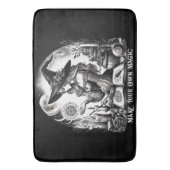 Hübsche Hexenapotheke macht Ihre eigene Magie Badematte (Vorderseite Vertikal)