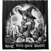 Hübsche Hexenapotheke macht Ihre eigene Magie Duschvorhang (Vorderseite)