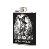 Hübsche Hexenapotheke macht Ihre eigene Magie Flachmann (Links)