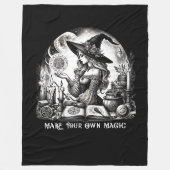 Hübsche Hexenapotheke macht Ihre eigene Magie Fleecedecke (Vorderseite)