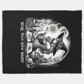 Hübsche Hexenapotheke macht Ihre eigene Magie Fleecedecke (Vorderseite (Horizontal))