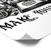 Hübsche Hexenapotheke macht Ihre eigene Magie Poster (Ecke)