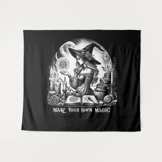 Hübsche Hexenapotheke macht Ihre eigene Magie Wandteppich (Vorderseite (Horizontal))