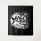 Hübsche Hexenapotheke macht Ihre eigene Magie Wandteppich (Vorderseite)