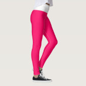 Hübsche Himbeere und Weiß Leggings (Rechts)