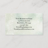 Hübsche Himbeeren und Blume, inspirierend Visitenkarte (Rückseite)