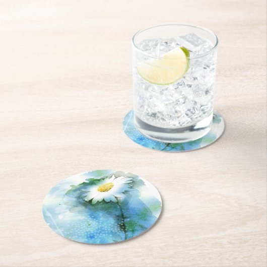 Hübsche Hintergrundfarbe - Alle Optionen Runder Pappuntersetzer (Vor Ort)