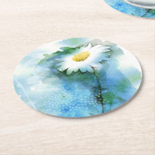 Hübsche Hintergrundfarbe - Alle Optionen Runder Pappuntersetzer (Angewinkelt)