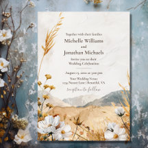 Hübsche Hochzeit der Wildblume Boho