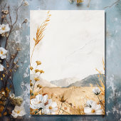 Hübsche Hochzeit der Wildblume Boho Save The Date