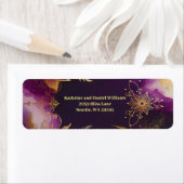 Hübsche Hochzeit mit Lila Wasserfarben und Goldflo (Insitu)