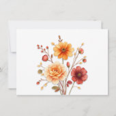 Hübsche Hochzeit Save The Date (Rückseite)