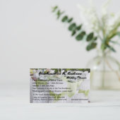 Hübsche Hochzeiten, die Planer Wedding sind Visitenkarte (Stehend Vorderseite)