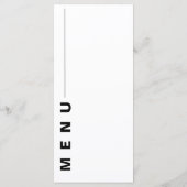 Hübsche Hochzeitsfeier in Burgund Menükarte (Rückseite)