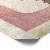 Hübsche Hochzeitsfeier Willkommen in der Familie Poster (Ecke)