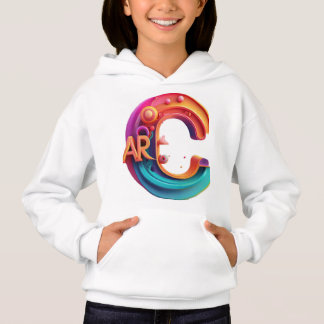 Hübsche Hooded T - Shirt für Mädchen