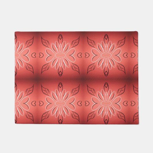 Hübsche Hübsche Korallenmatte Fußmatte (Vorderseite)