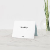 Hübsche Hühner & Chicks, jedes Ereignis Script 4 x Dankeskarte (Rückseite)