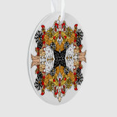 Hübsche Hühner Ornament (Vorderseite)