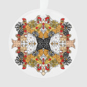 Hübsche Hühner Ornament (Vorderseite)