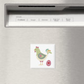 Hübsche Hühner und Eier Magnet (In Situ (Geschirrspüler))
