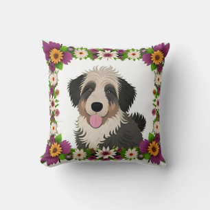 Hübsche Hunde Kunst Liebhaber-Haustier-Geschenk fü Kissen