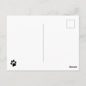Hübsche Hunde Postkarte (Rückseite)